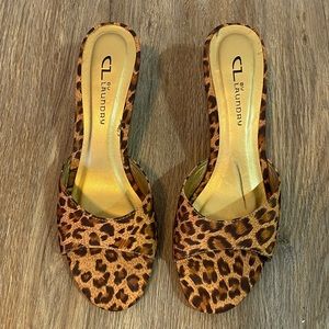 CL by Chinese Laundry Kitten heel cheetah print